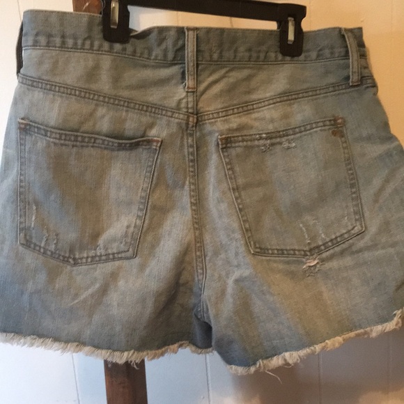 Madewell Button Fly denim jean shorts size 31 - Picture 2 of 3